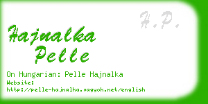 hajnalka pelle business card